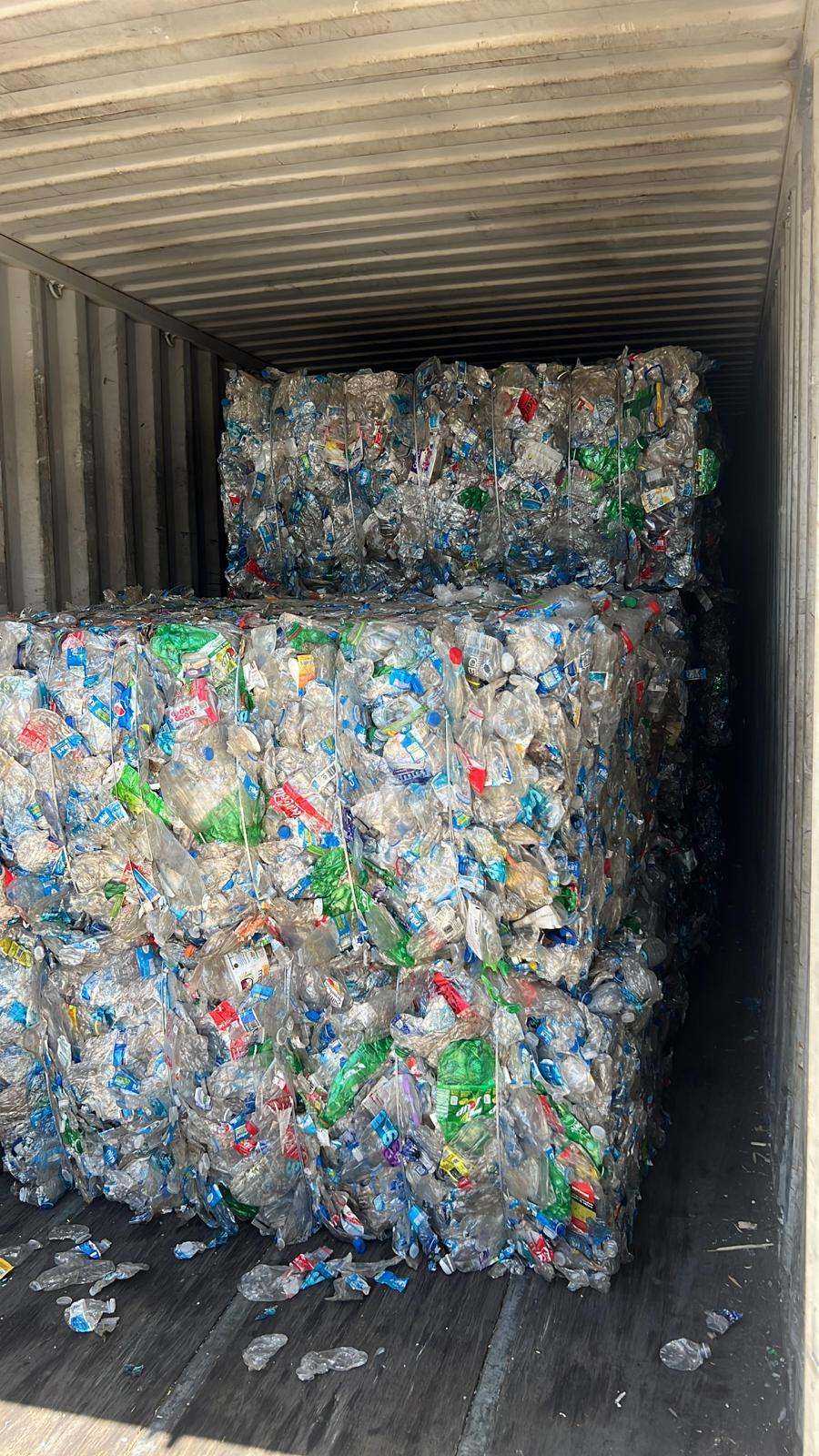 PET Bottles in Bales
